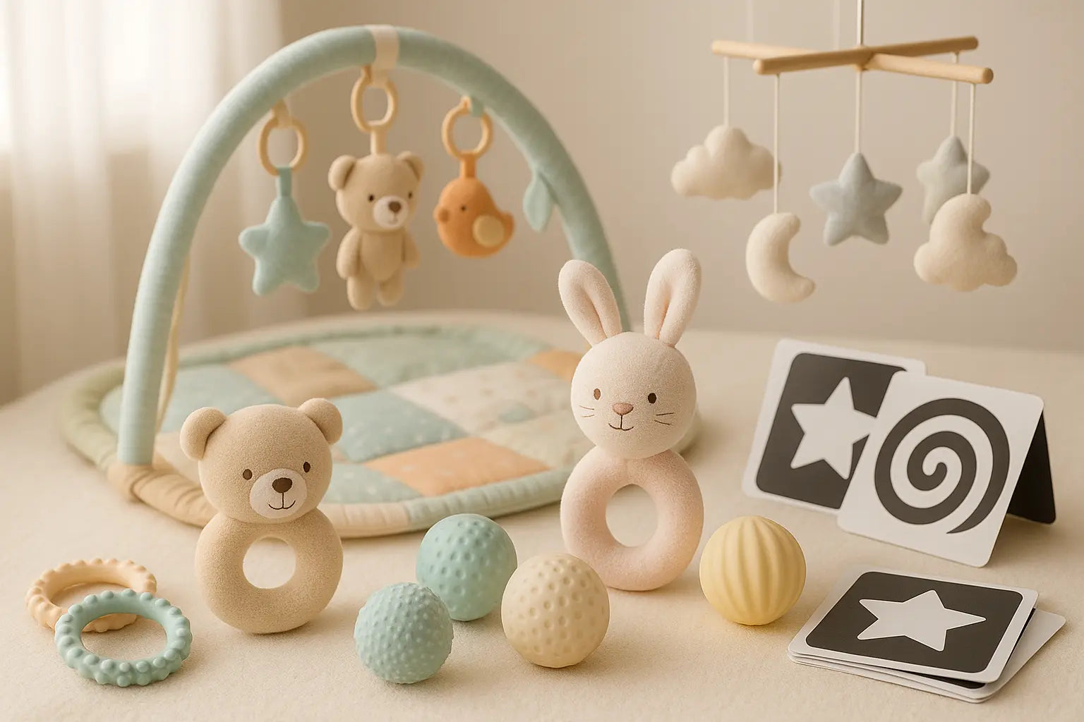 Les-jouets-d-éveil-comment-stimuler-bébé-dès-ses-premiers-mois Le coffre à jouets