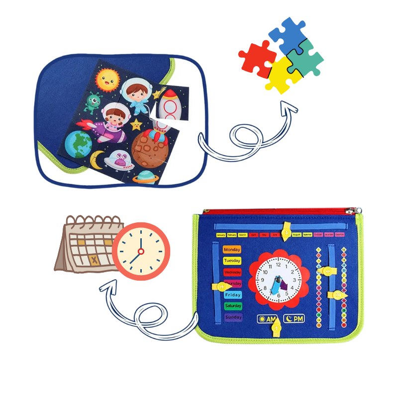 Planche d’activités éducatif (3-5ans) Le coffre à jouets