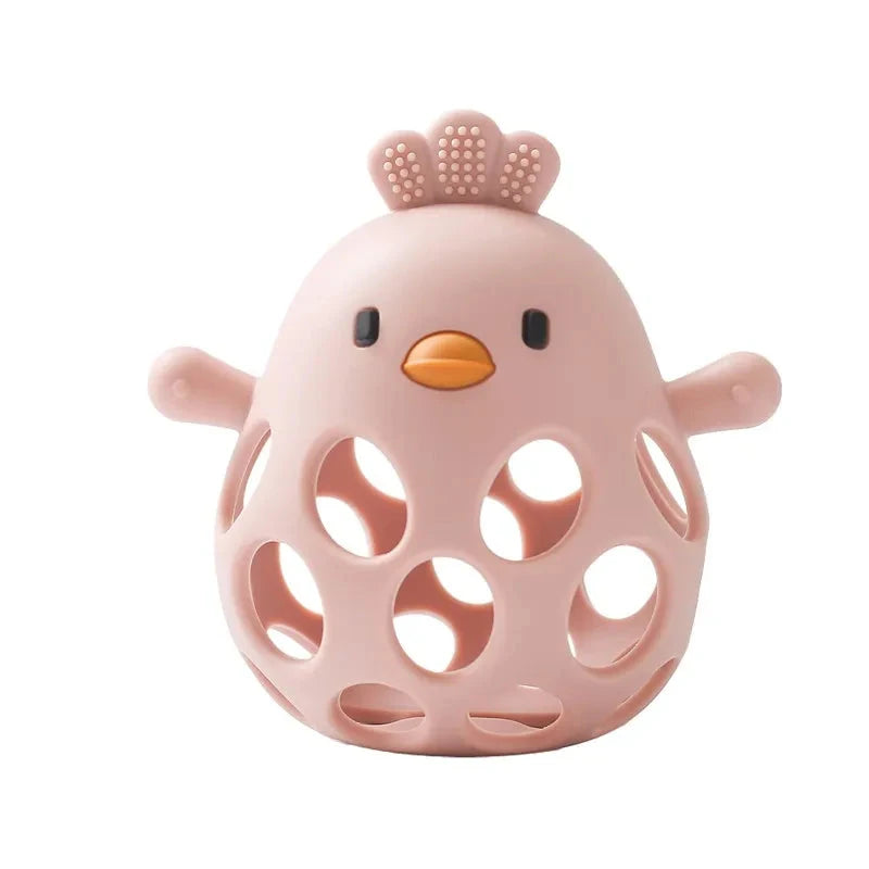 Les animaux des dents en silicone 🐤 Le coffre à jouets