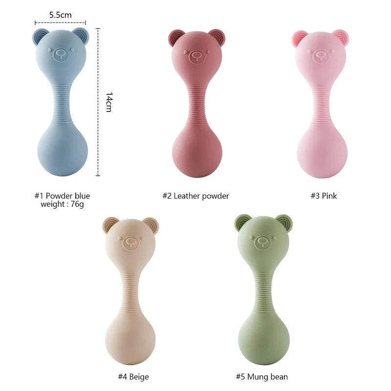 hochet ourson en silicone Le coffre à jouets
