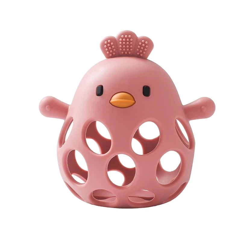 Les animaux des dents en silicone 🐤 Le coffre à jouets