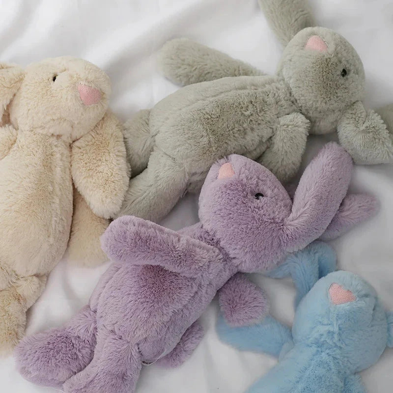 Jouet en peluche de lapin à oreilles disquette timide, poupée d'animal en peluche douce pour filles, cadeau d'anniversaire de pâques et de saint-valentin mignon pour enfants, amis Le coffre à jouets