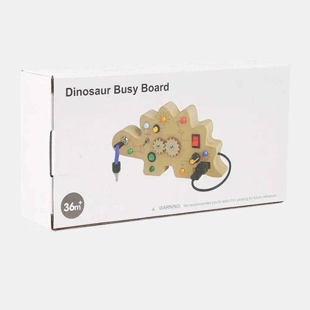 Lumières pour enfants ''planche occupée jouets sensoriels Montessori interrupteur jeux de lumière LED planche d'activité éducation à la réflexion jouets de voyage pour bébé.. Le coffre à jouets