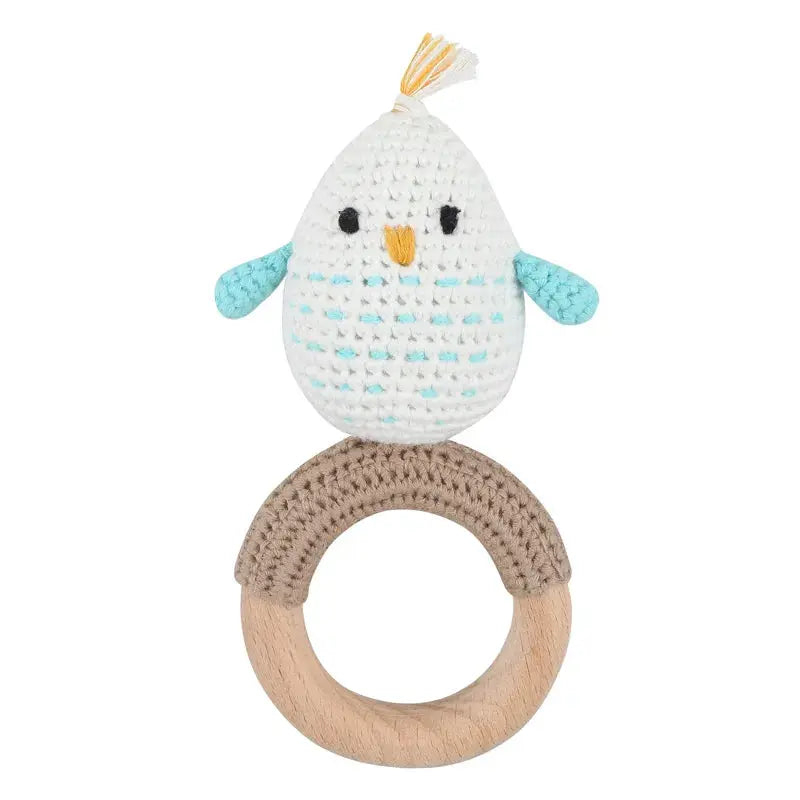 Hochet en crochet - douceur et éveil de bébé Le coffre à jouets