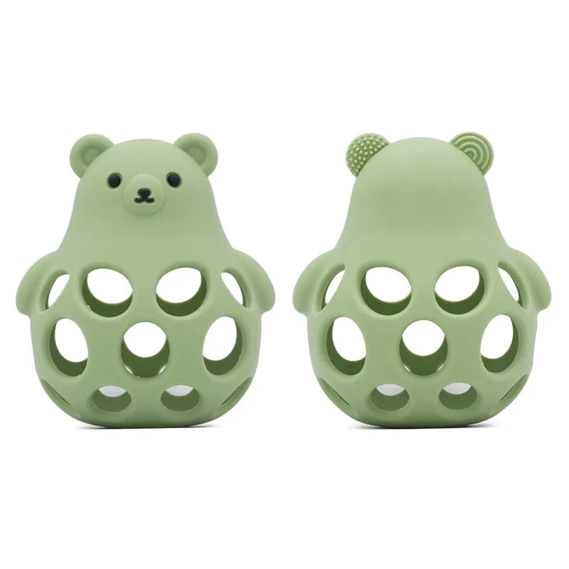 Les animaux des dents en silicone 🐤 Le coffre à jouets