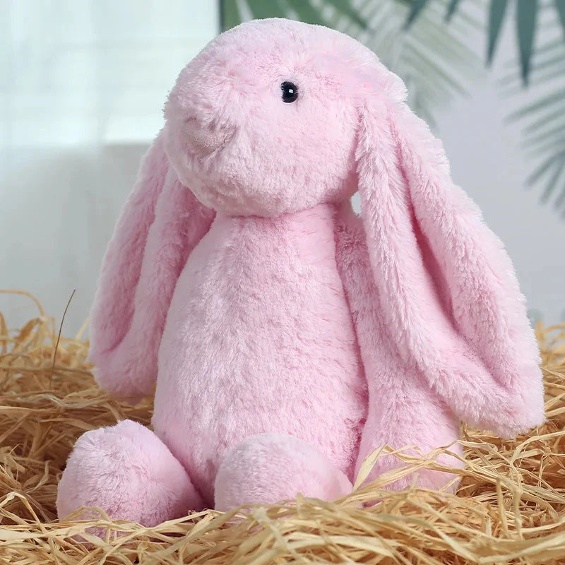 Jouet en peluche de lapin à oreilles disquette timide, poupée d'animal en peluche douce pour filles, cadeau d'anniversaire de pâques et de saint-valentin mignon pour enfants, amis Le coffre à jouets