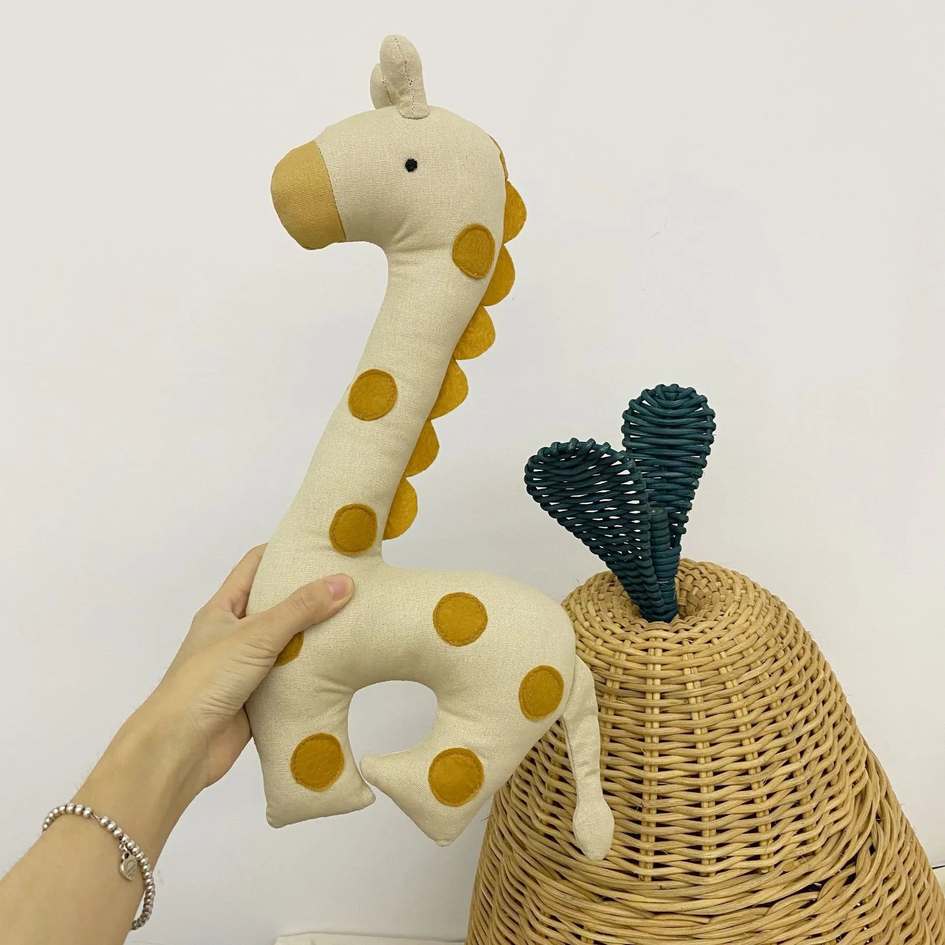 Instagram bébé girafe poupée toile jouet poupée enfant bébé confort poupée confort oreiller PP coton Le coffre à jouets