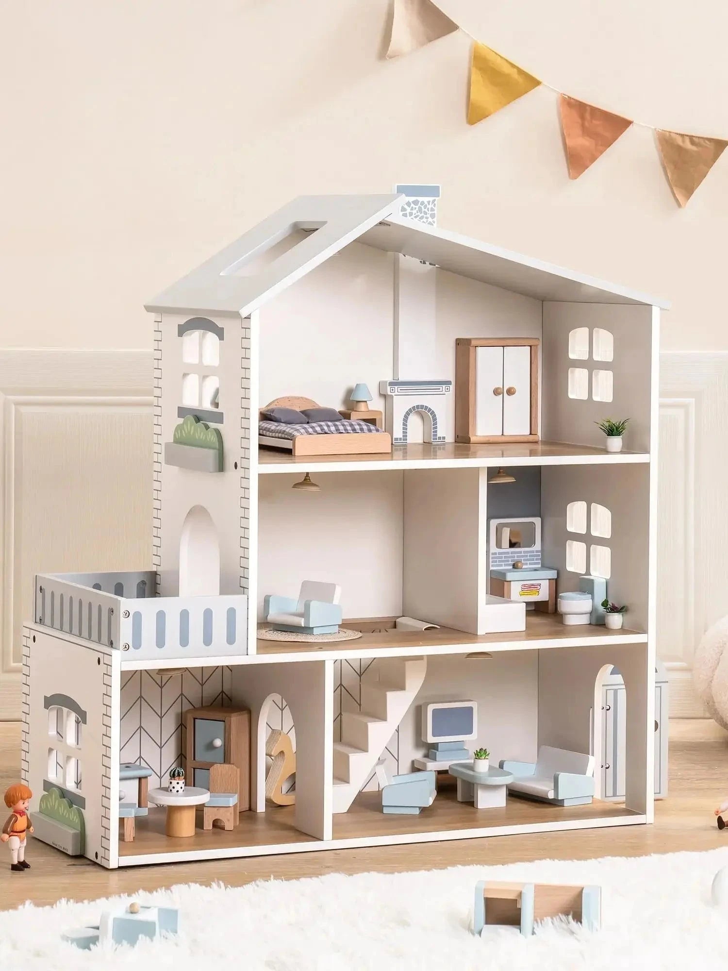 La maison de poupée Le coffre à jouets