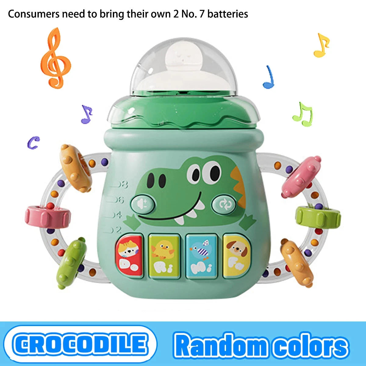 Jouet musical bébé – Mobile et hochet avec sons doux Le coffre à jouets