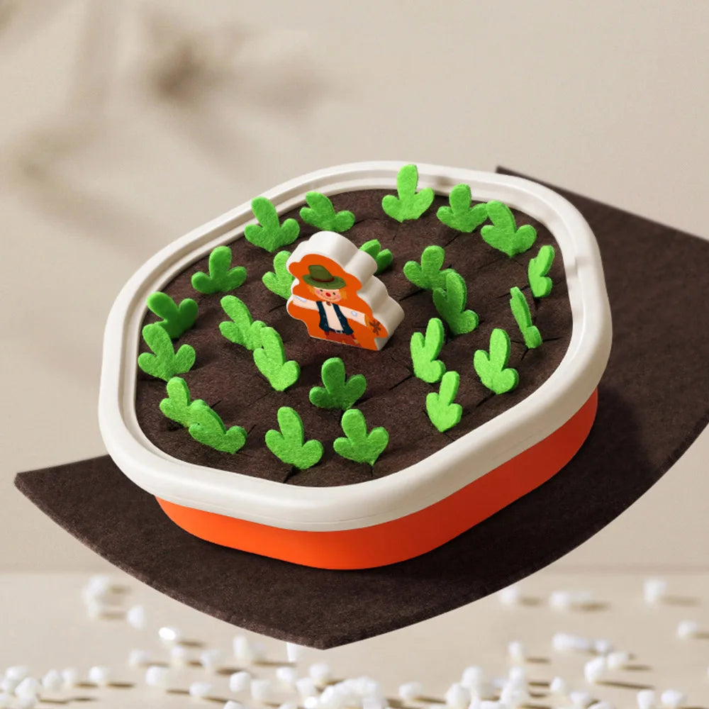 Jouets Montessori, blocs de formes colorées, ensemble de jeu de carottes pour bébé de 1 an, Puzzle, jouet éducatif précoce, cadeaux pour enfants Le coffre à jouets