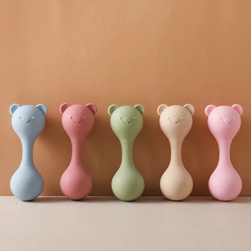 hochet ourson en silicone Le coffre à jouets