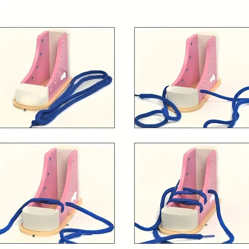 La chaussure d'apprentissage Le coffre à jouets