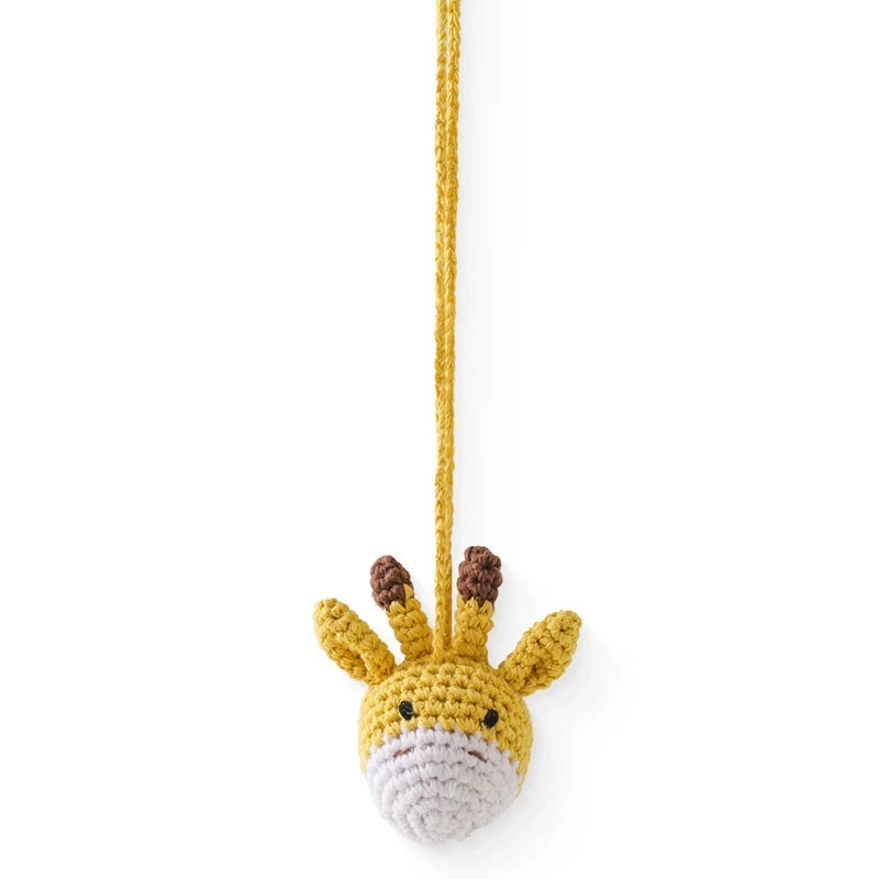 Animaux en crochet à suspendre Le coffre à jouets