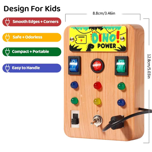 Busy board électrique Le coffre à jouets