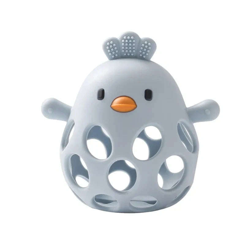Les animaux des dents en silicone 🐤 Le coffre à jouets