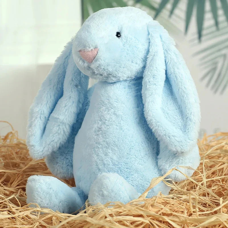 Jouet en peluche de lapin à oreilles disquette timide, poupée d'animal en peluche douce pour filles, cadeau d'anniversaire de pâques et de saint-valentin mignon pour enfants, amis Le coffre à jouets