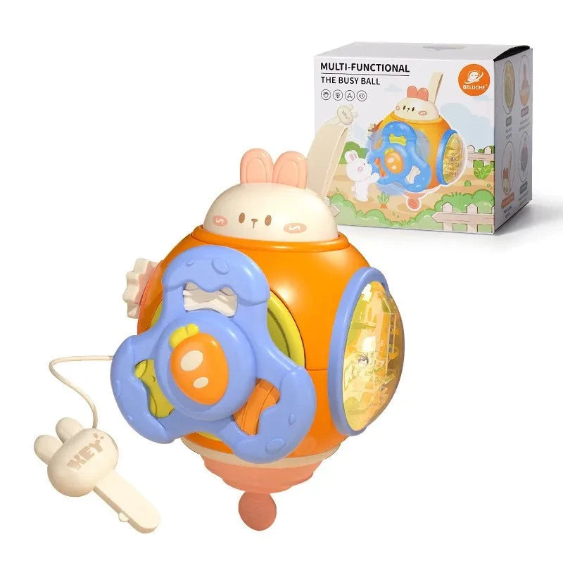 Puzzle d’apprentissage bébé – Coordination main-œil Le coffre à jouets