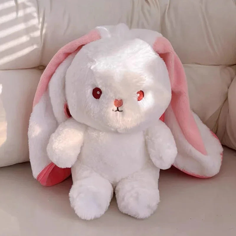 25 cm mignon fraise carotte lapin en peluche jouet en peluche créatif dans le fruit transformer bébé câlin lapin poupée pour enfant cadeau d'anniversaire Le coffre à jouets