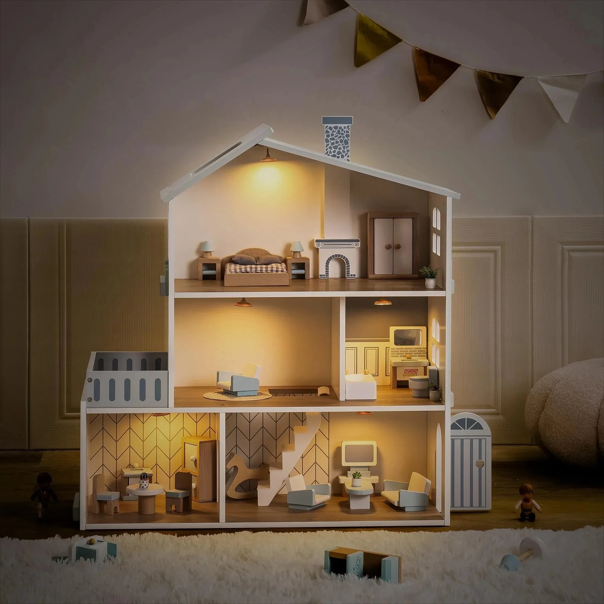 La maison de poupée Le coffre à jouets