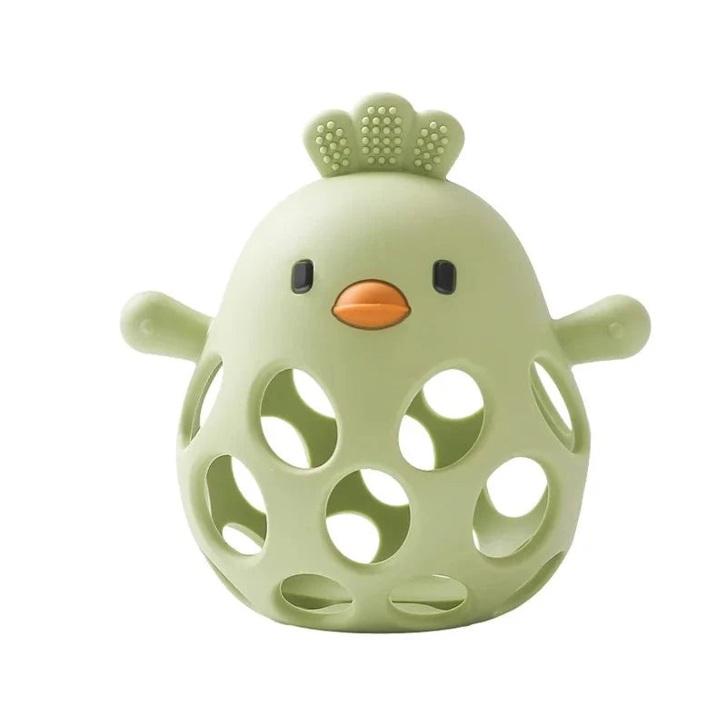 Les animaux des dents en silicone 🐤 Le coffre à jouets