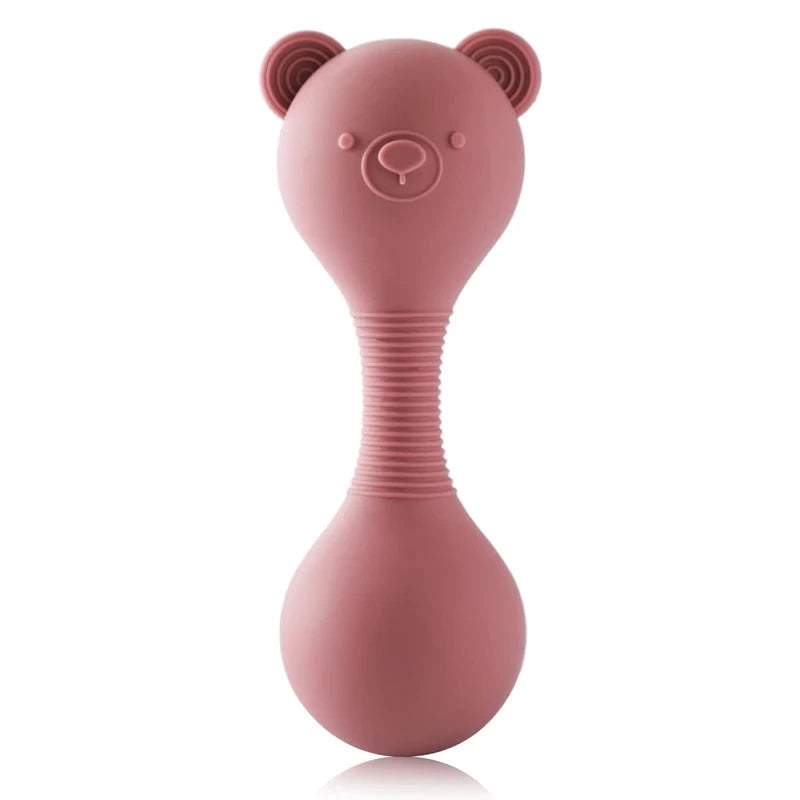 hochet ourson en silicone Le coffre à jouets