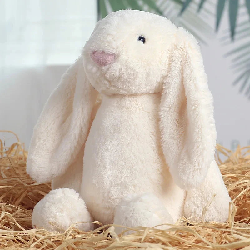 Jouet en peluche de lapin à oreilles disquette timide, poupée d'animal en peluche douce pour filles, cadeau d'anniversaire de pâques et de saint-valentin mignon pour enfants, amis Le coffre à jouets