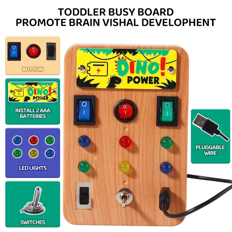 Busy board électrique Le coffre à jouets